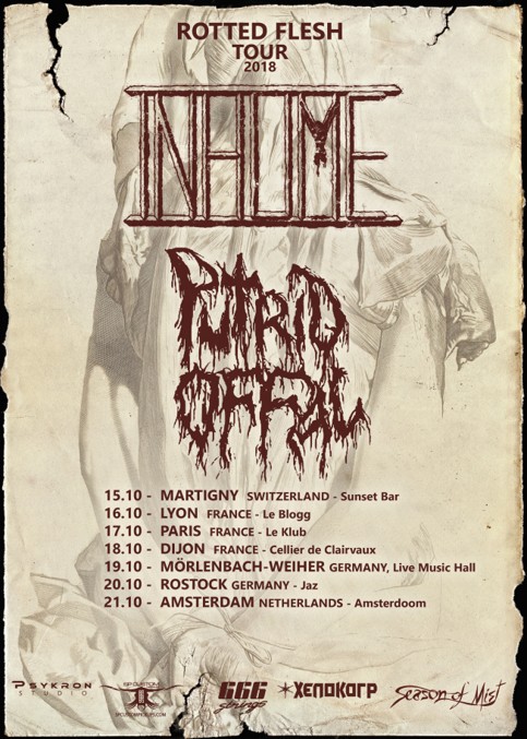 Rotted Flesh Eurotour 2018